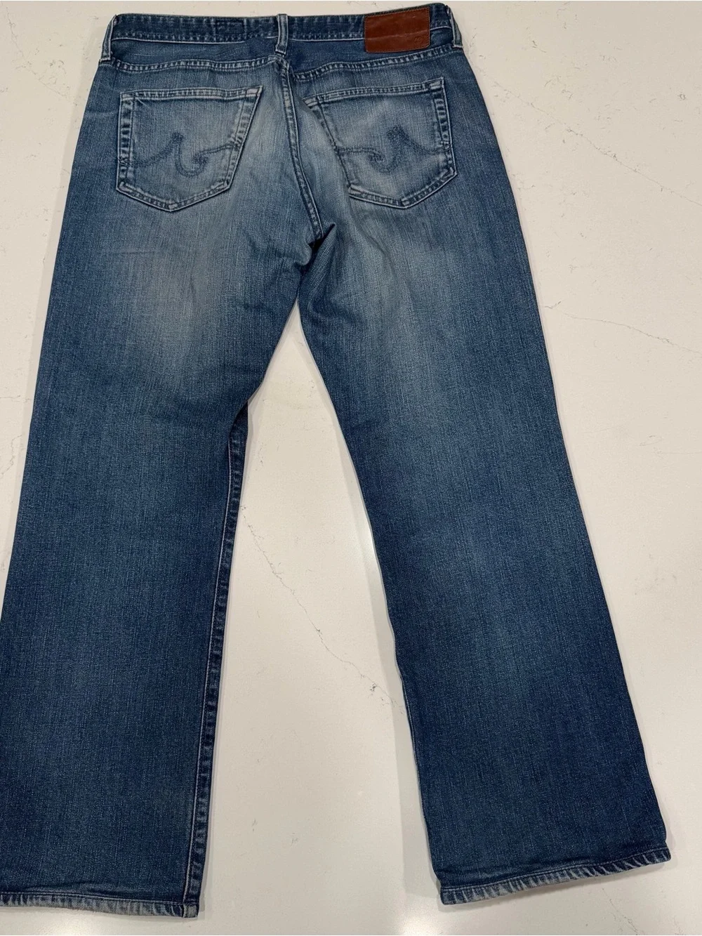 AG Adriano Goldschmied Men’s The Protege Straight Leg Blue Jeans 31x29